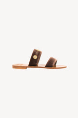 VELVET STUDS CHOCO