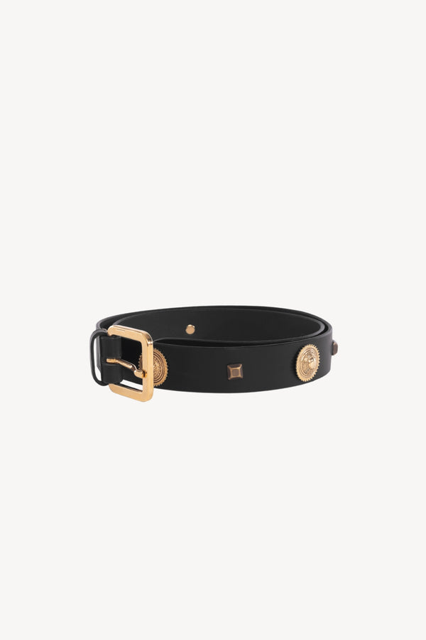 CINTURA STUDS NERA