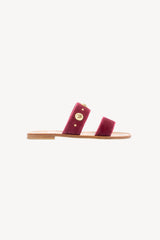 VELVET STUDS CHERRY